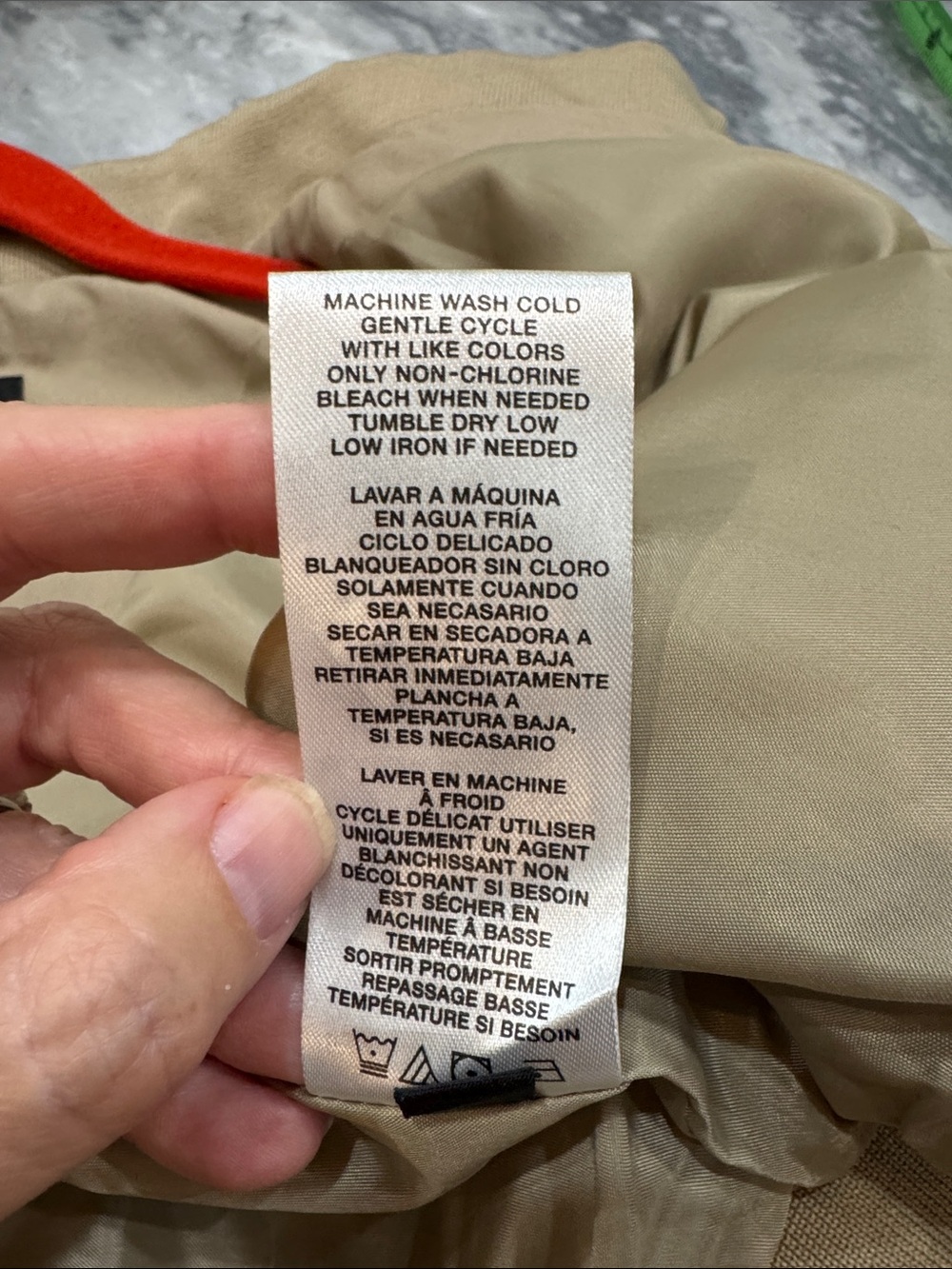 Members Only Tan Lightweight Zip Front Jacket Women's Size XL Casual Utility - Picture 5 of 6
